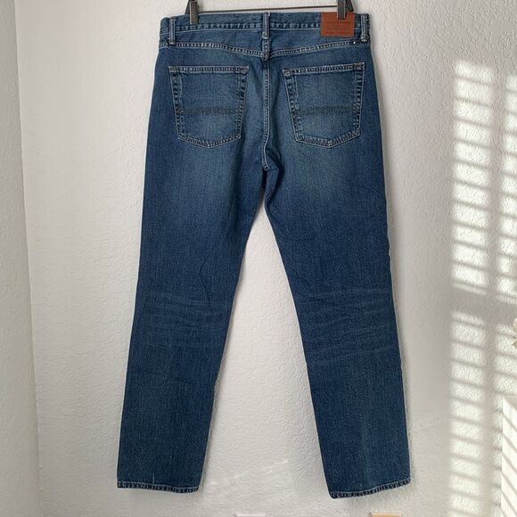 Lucky Brand 221 Original Straight Distressed Jeans Men’s Denim Size 36/32 - Picture 3 of 11